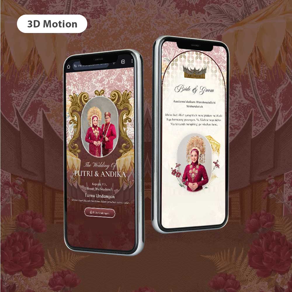 3D Motion 11 (Tanpa Foto) - Adat Minang